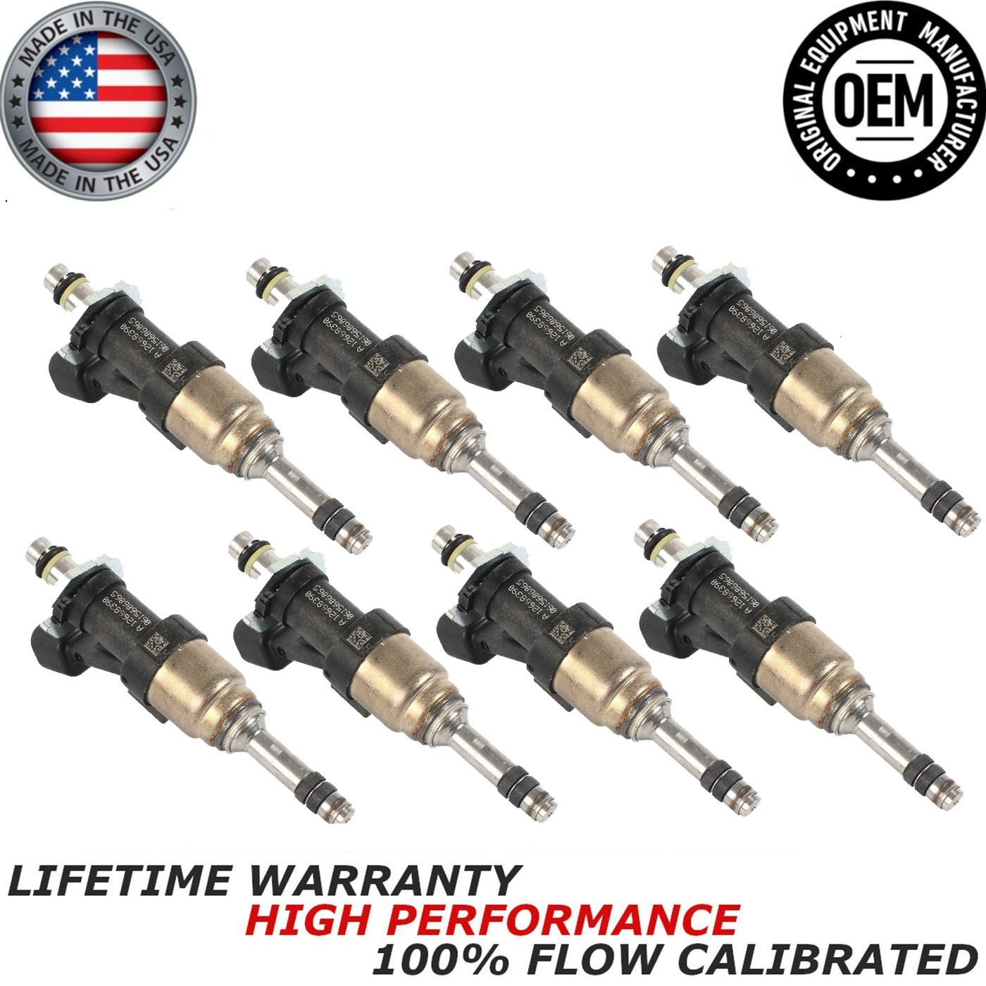 OEM 8x NEW ACDelco Fuel Injectors 2014-17 Chevrolet Silverado 1500 Suburban 5.3L OEM 8x NEW ACDelco Fuel Injectors 2014-17 Chevrolet Silverado 1500 Suburban 5.3L