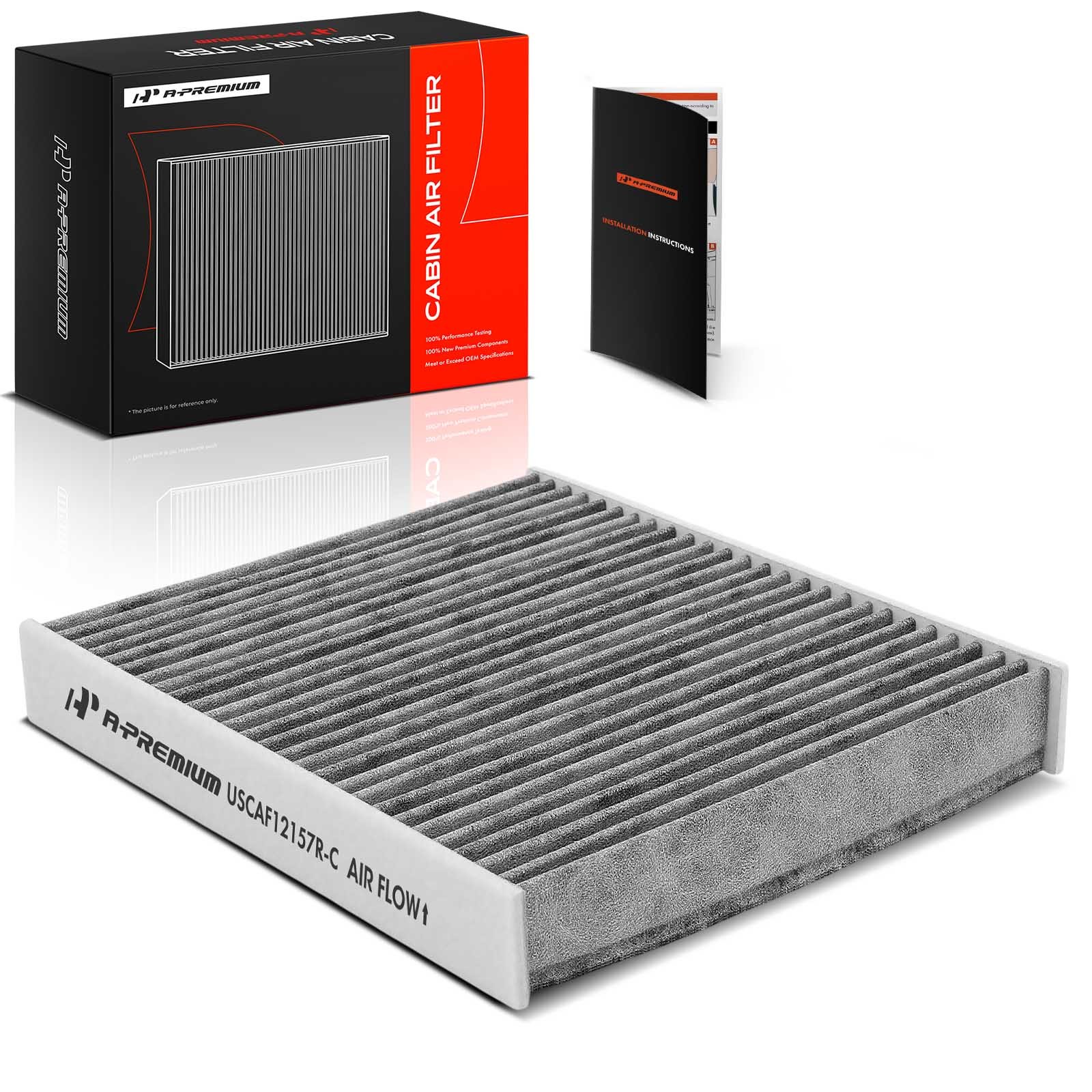 A-Premium Activated Carbon Cabin Air Filter for Toyota Camry 18-22 RAV4 Corolla