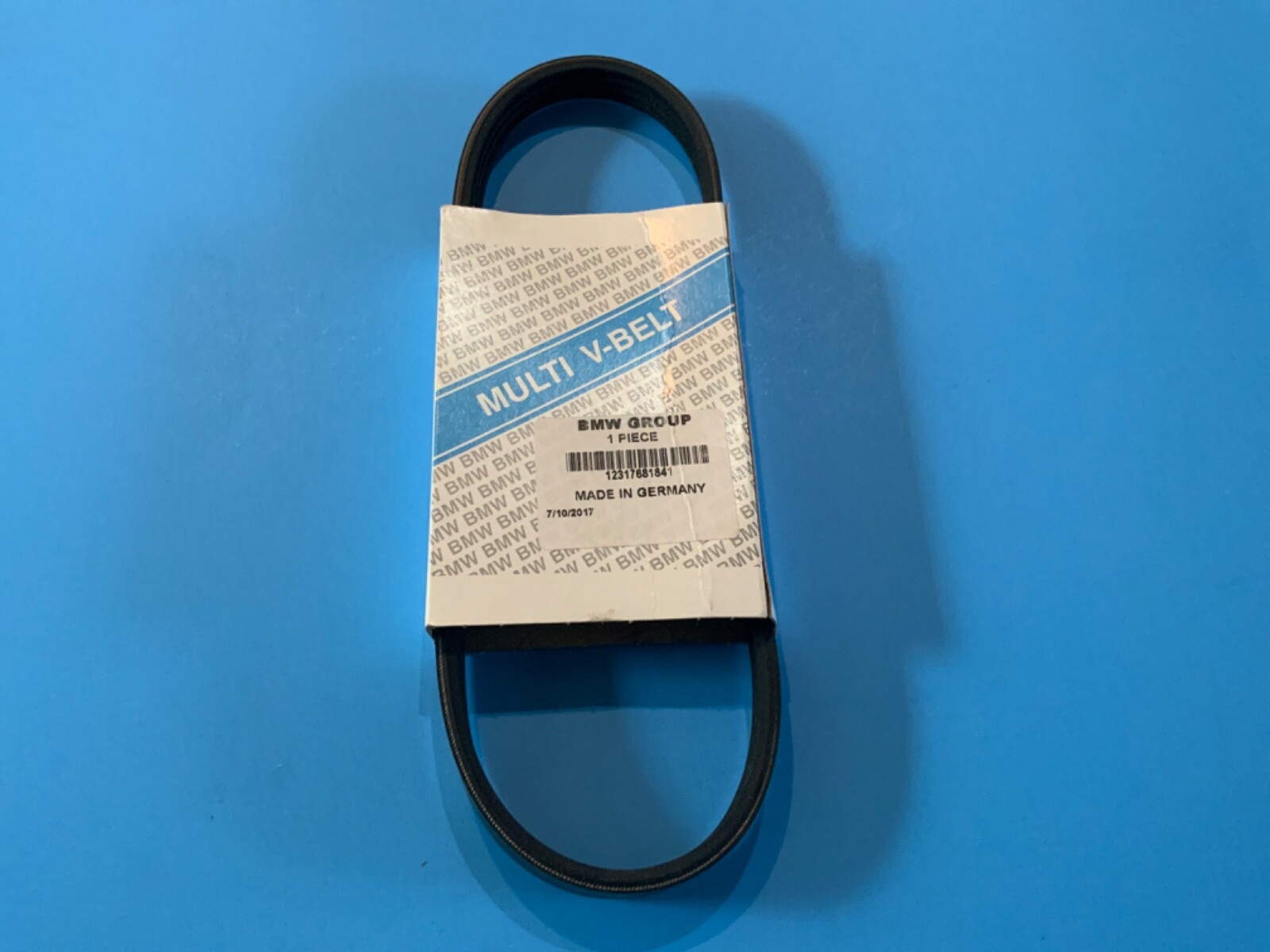 BMW ALTERNATOR RIBBED V-BELT Genuine BMW R Oilhead 12 31 7 681 841 , 4PK 592 NEW