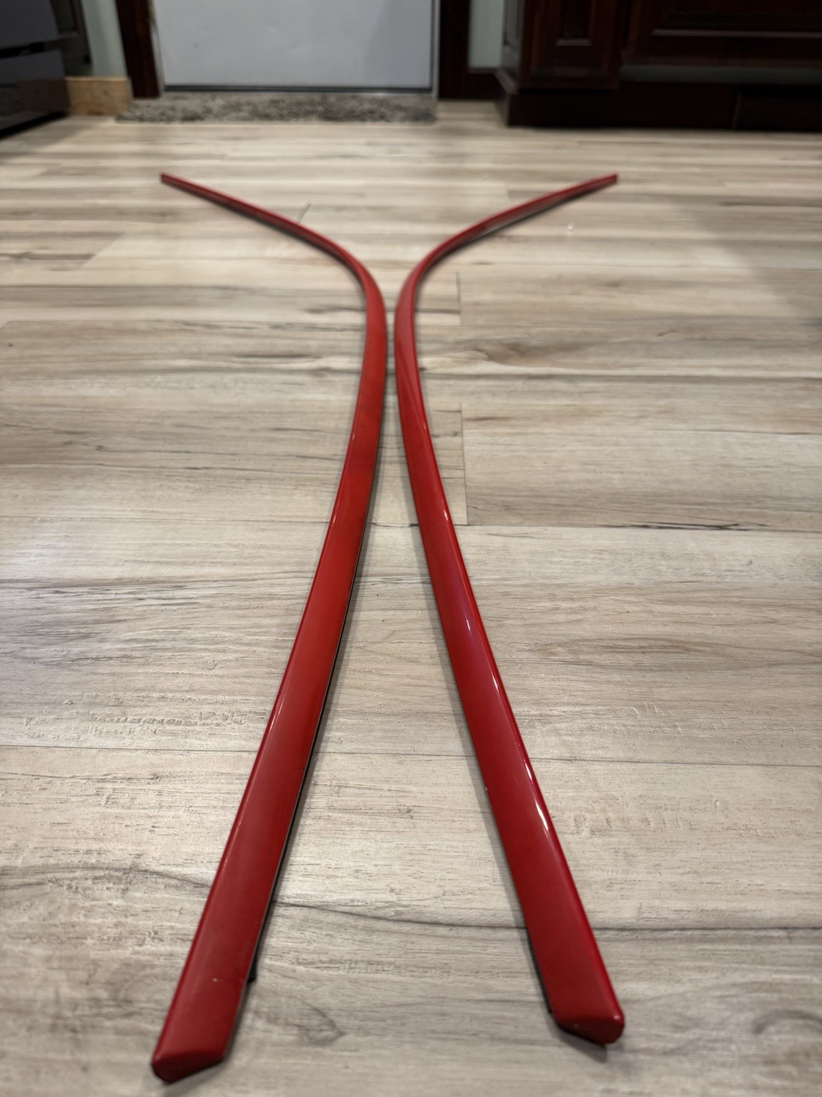 Late Style Porsche 944, 944 Turbo, 968, 924s Smooth Rain Drip Guard, Guards Red