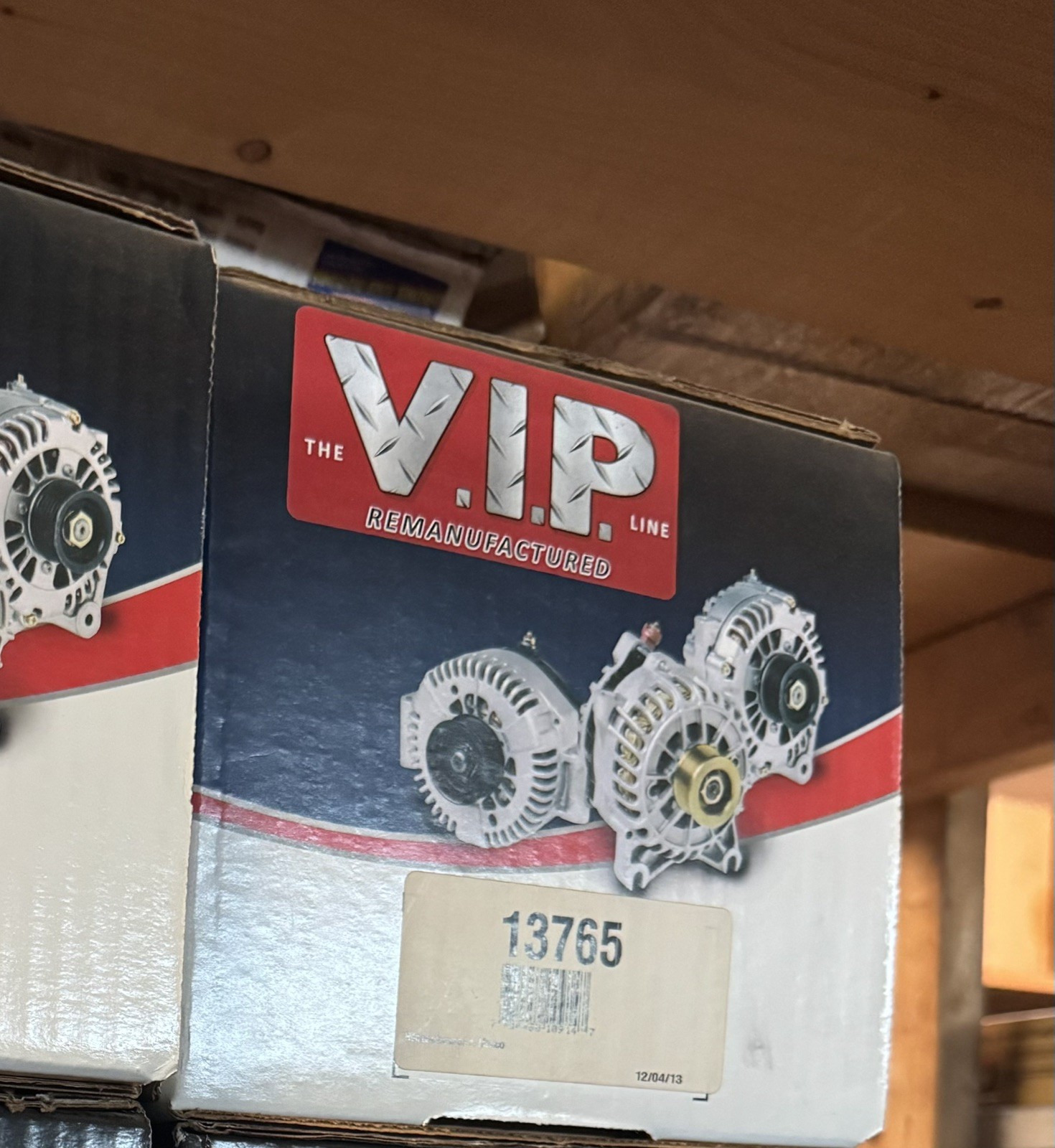 Vip Line Remanufactured Alternator 13765
