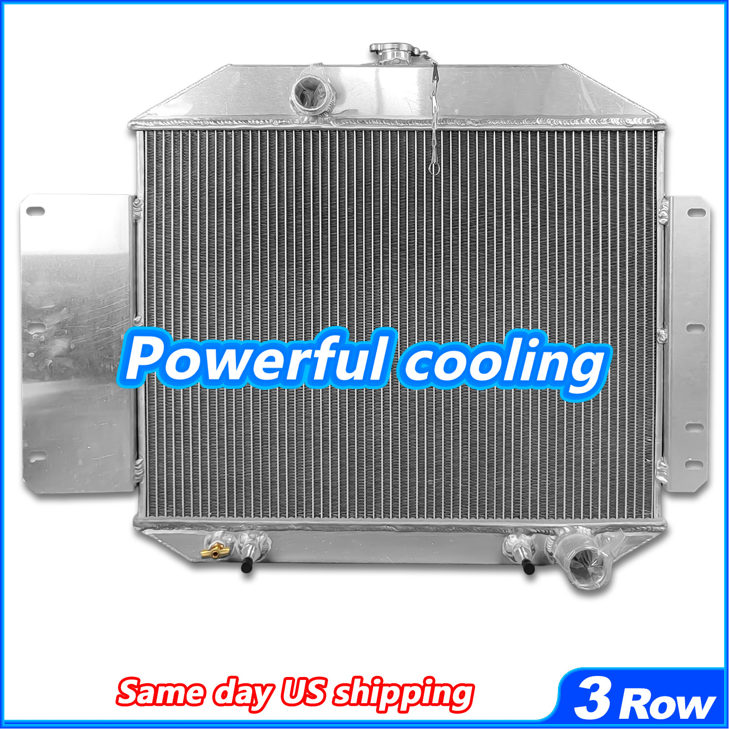 Full Aluminum Radiator for 1969 - 1974 1973 1972 1971 1970 Ford E-200 Econoline