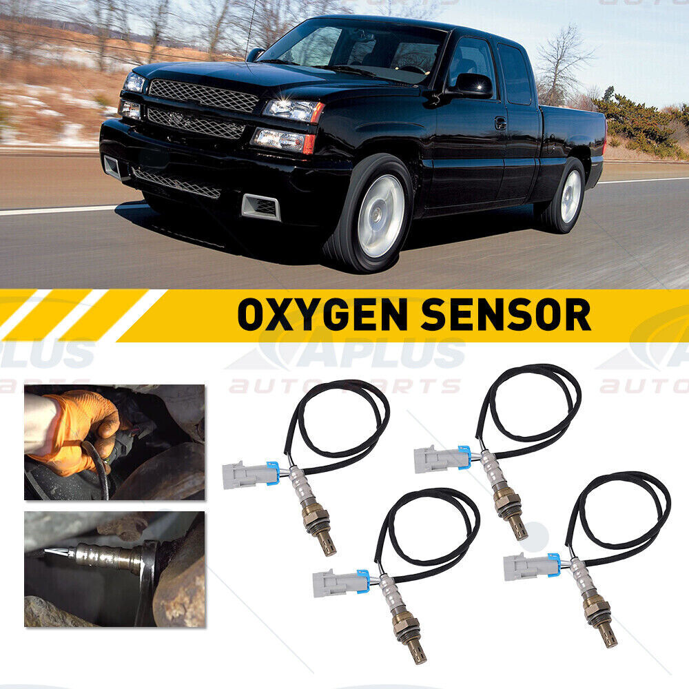 For 2003-2005  Chevrolet Avalanche 1500 5.3L 4Pcs Front & Rear Oxygen Sensor