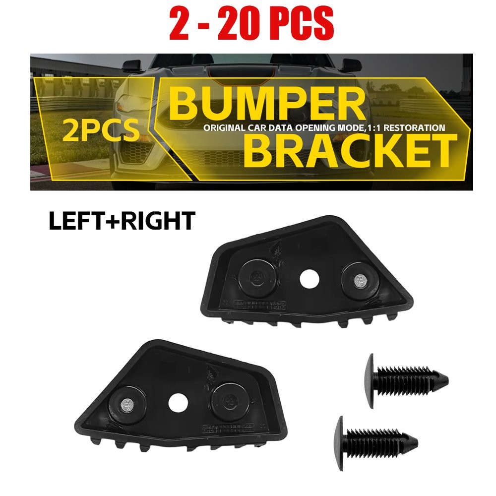 2-20PCS Bumper Mount Support Bracket Front Left Right for 2018-2023 Ford Mustang