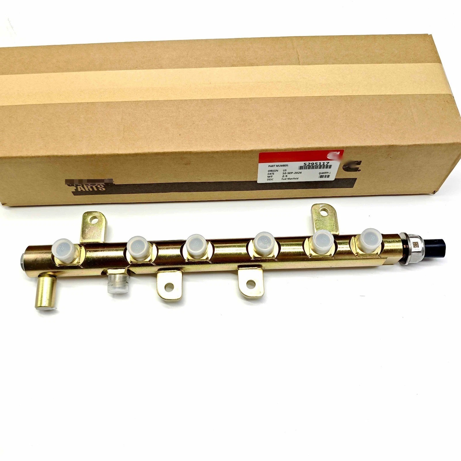 NEW 0445226126 Fuel Rail W/Sensor 5295117 For 13-18 Dodge Cummins 6.7L Diesel