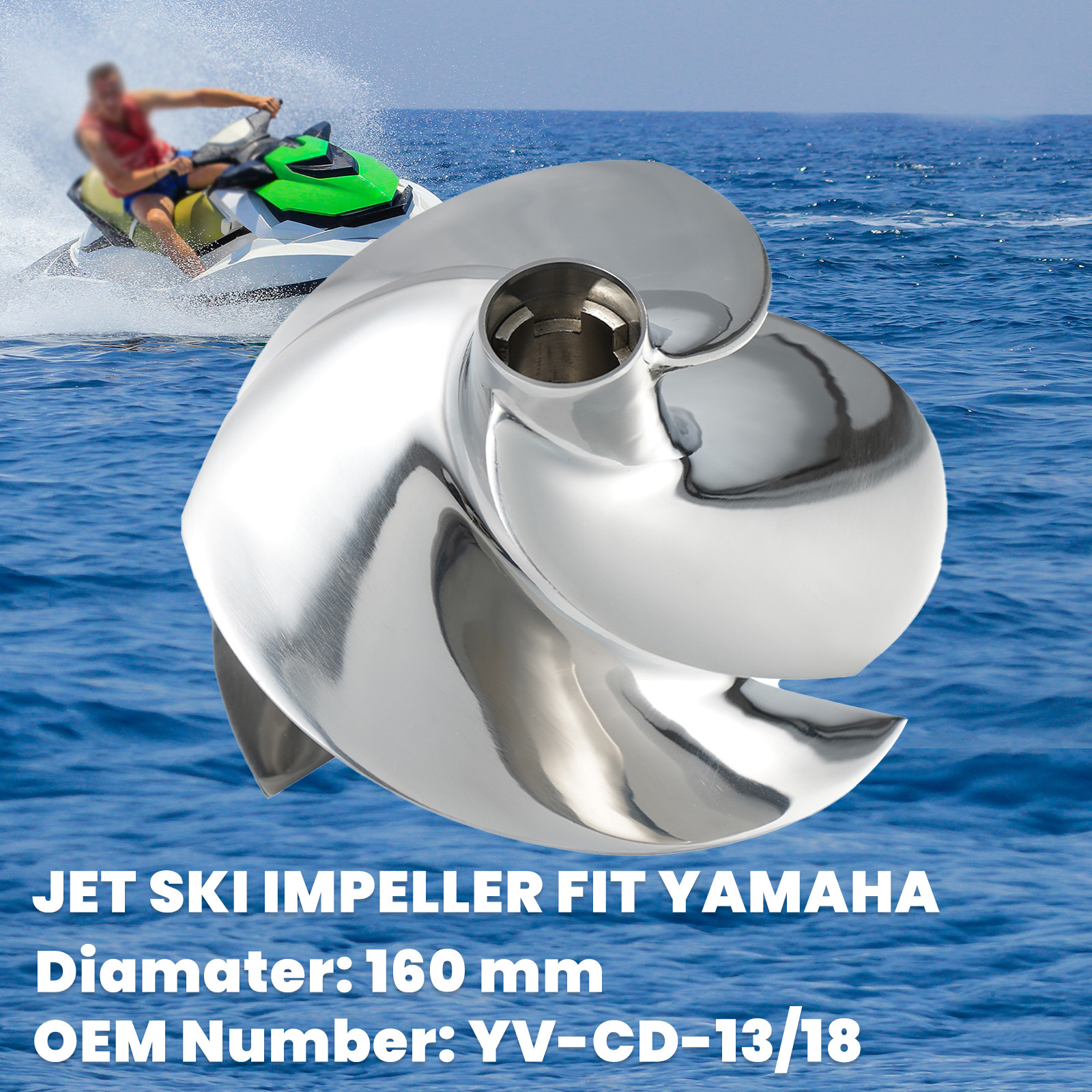 Impeller Replace Solas Fit Yamaha FX CRUISER/FZR/FZS Replace Solas YV-CD-13/18