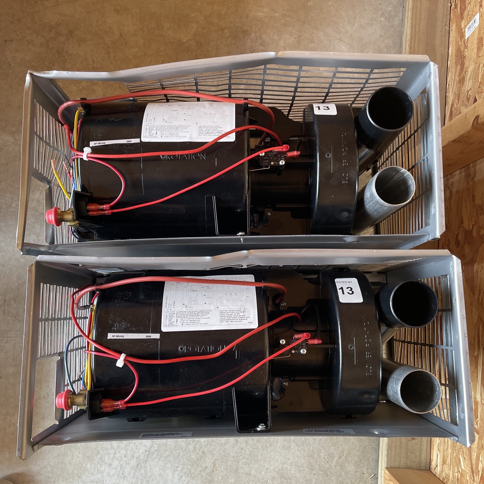 SF-25FQ Suburban 25,000 BTU RV Furnace SF-25Q Horizontal Cage Damage BRAND NEW