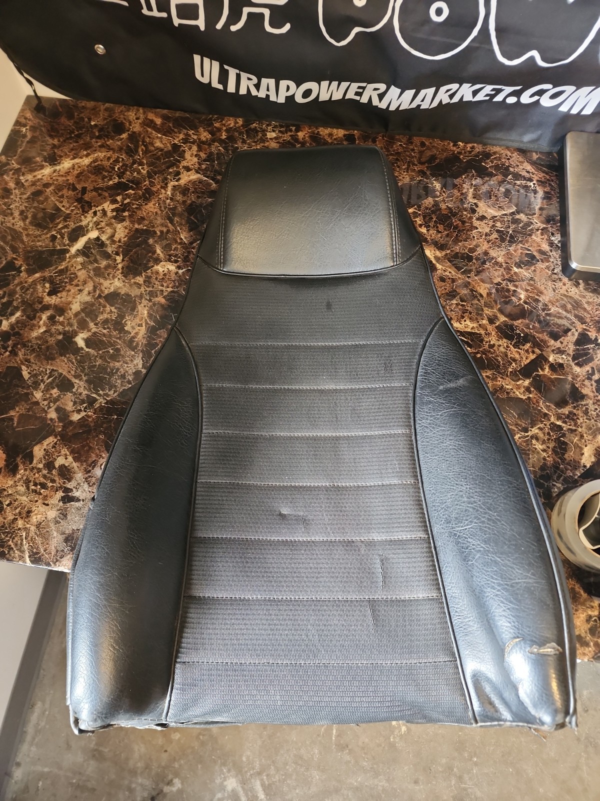 Datsun S30 280Z coupe seat back OEM used 77-78 Datsun S30 280Z coupe seat back OEM used 77-78
