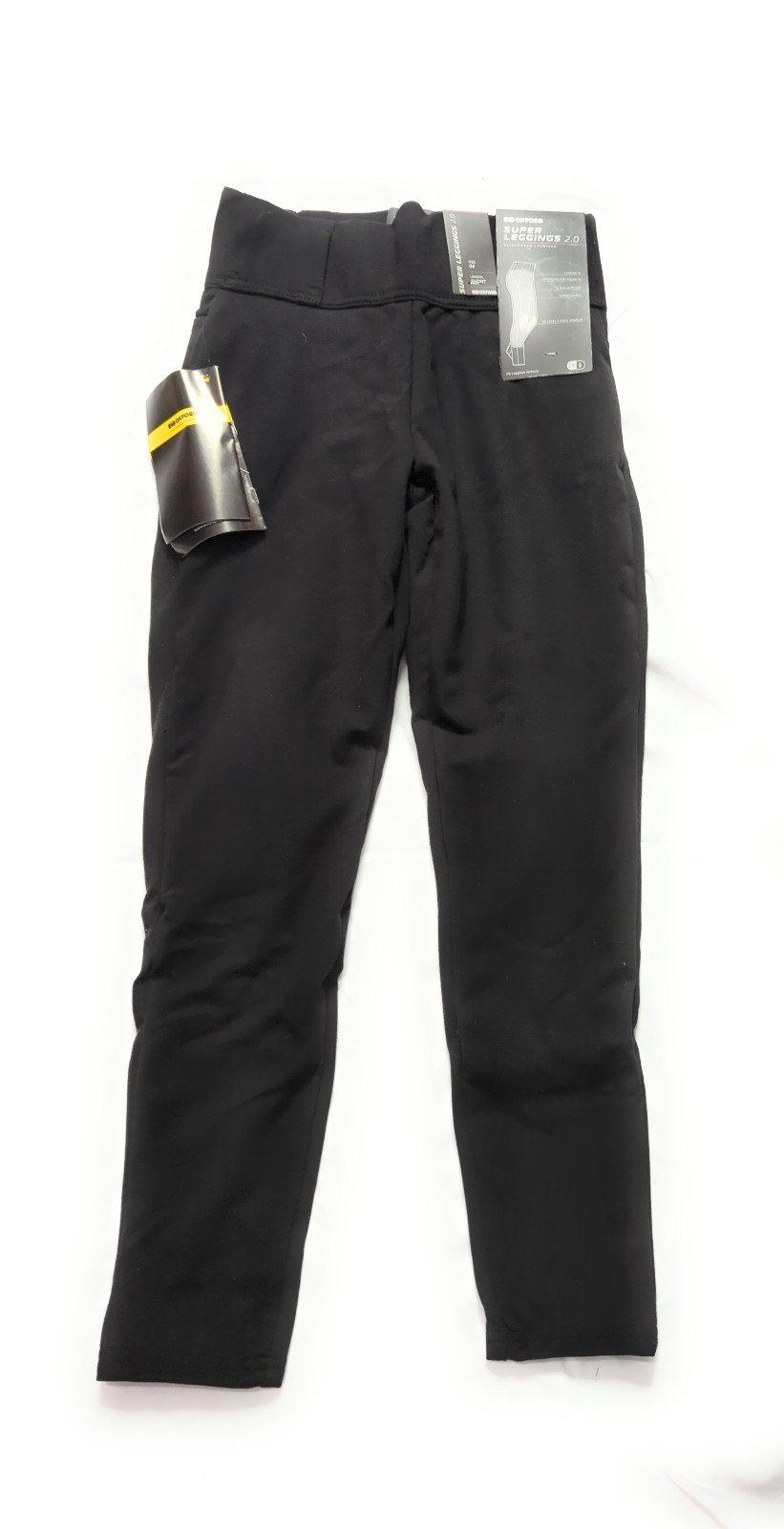 Oxford Women's Motorcycle CE Level 2 Super Leggings 2.0, Black, Size 8 Short