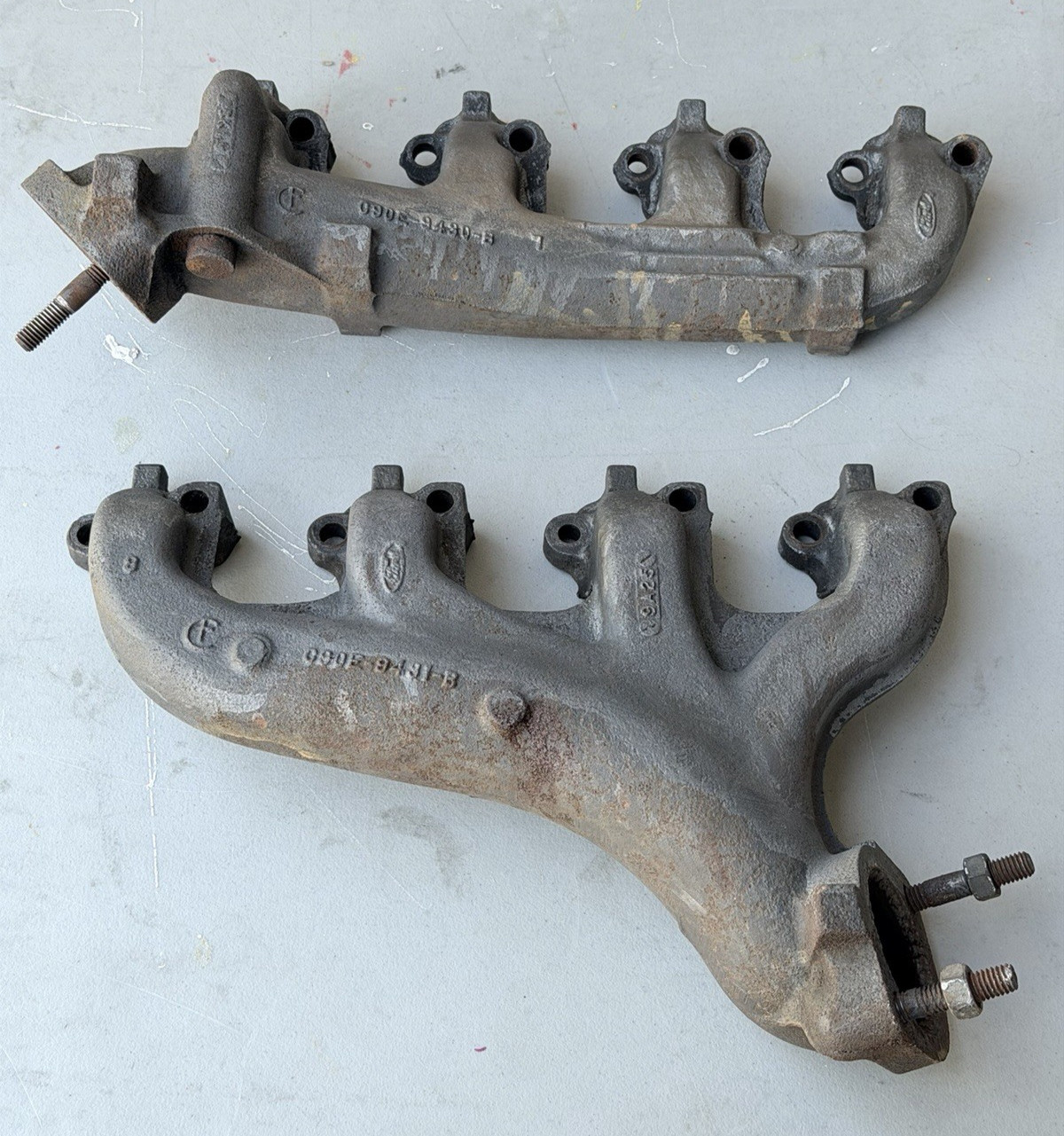 1969 - 1970 Ford 351W Fairlane Mustang Cougar LH Left RH Right Exhaust Manifold