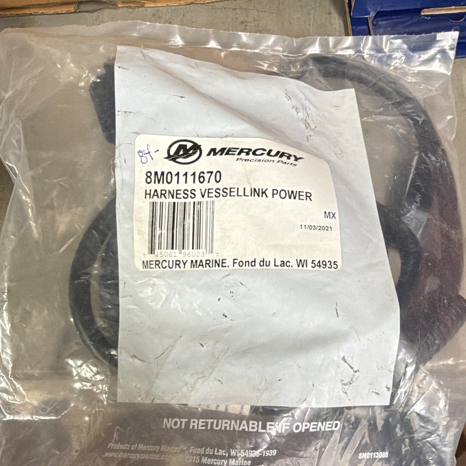 Mercury 8M0111670 Link Harness OEM BRAND NEW