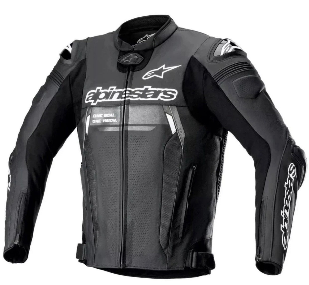 Alpinestars Motorrad Racing Cowhide Leather Jacket–MotoGP Style Motorcycle Biker