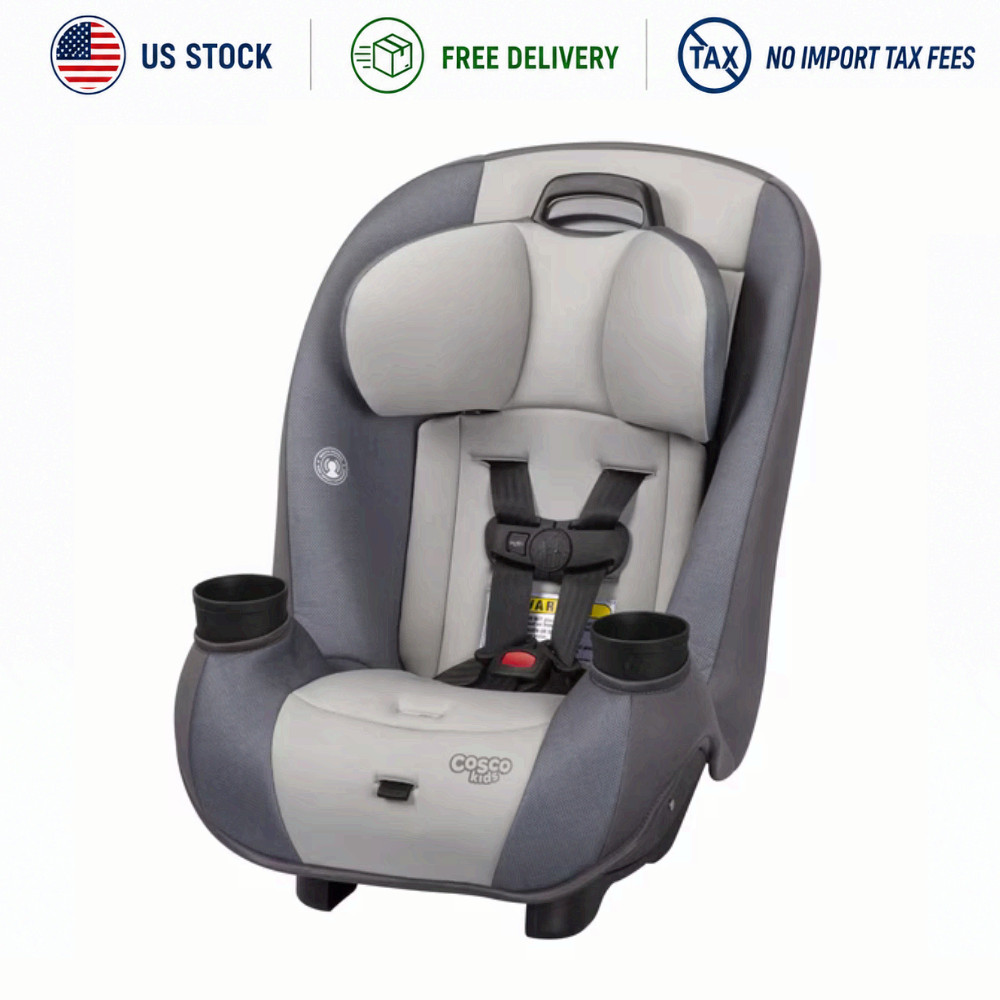 Cosco Kids Entrada Convertible Car Seat Infant Toddler Shady Day Grey