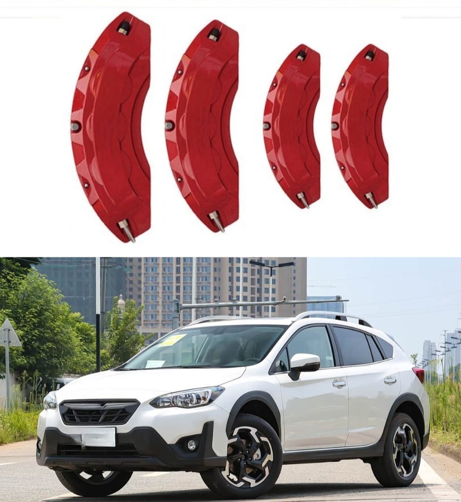 4X Fit Forester/Crosstrek/Outback/BRZ/ WRX Caliper Covers Aluminum Alloy Red
