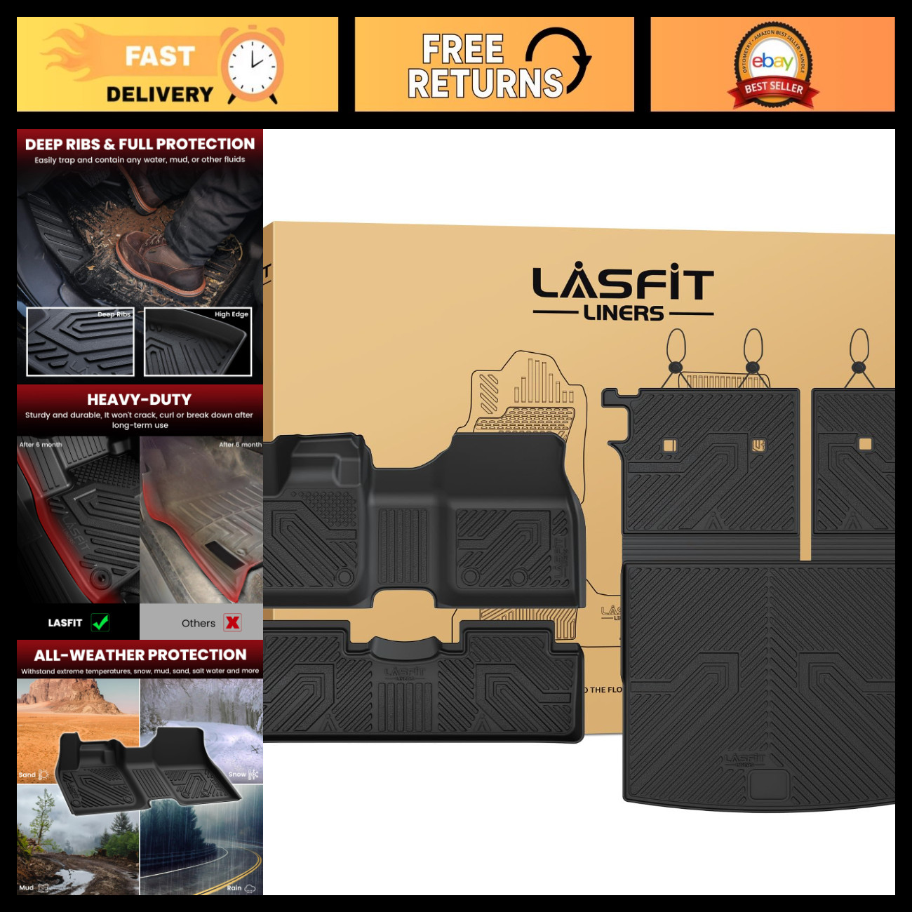 Custom Fit Floor Mats for Nissan Ariya 2023-2025 | All-Weather Protection