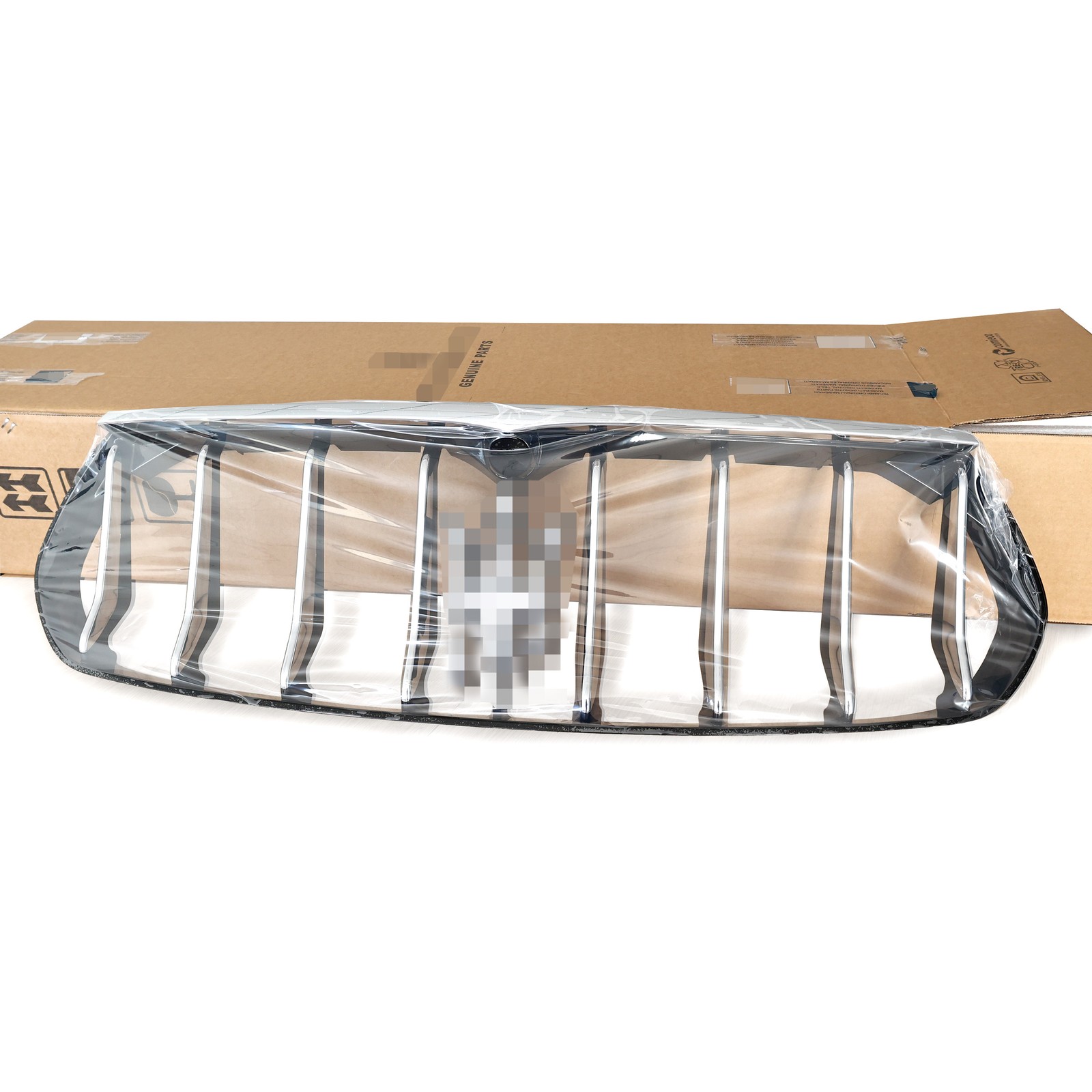 Front Bumper Grille Upper Radiator For Maserati Levante 2017-2024 Chrome Black