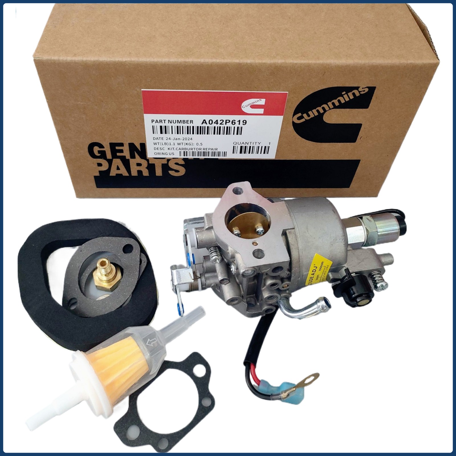 Carburetor for Cummins Onan 4000W RV Generator 146-0803 A042P619 KY MicroQuiet