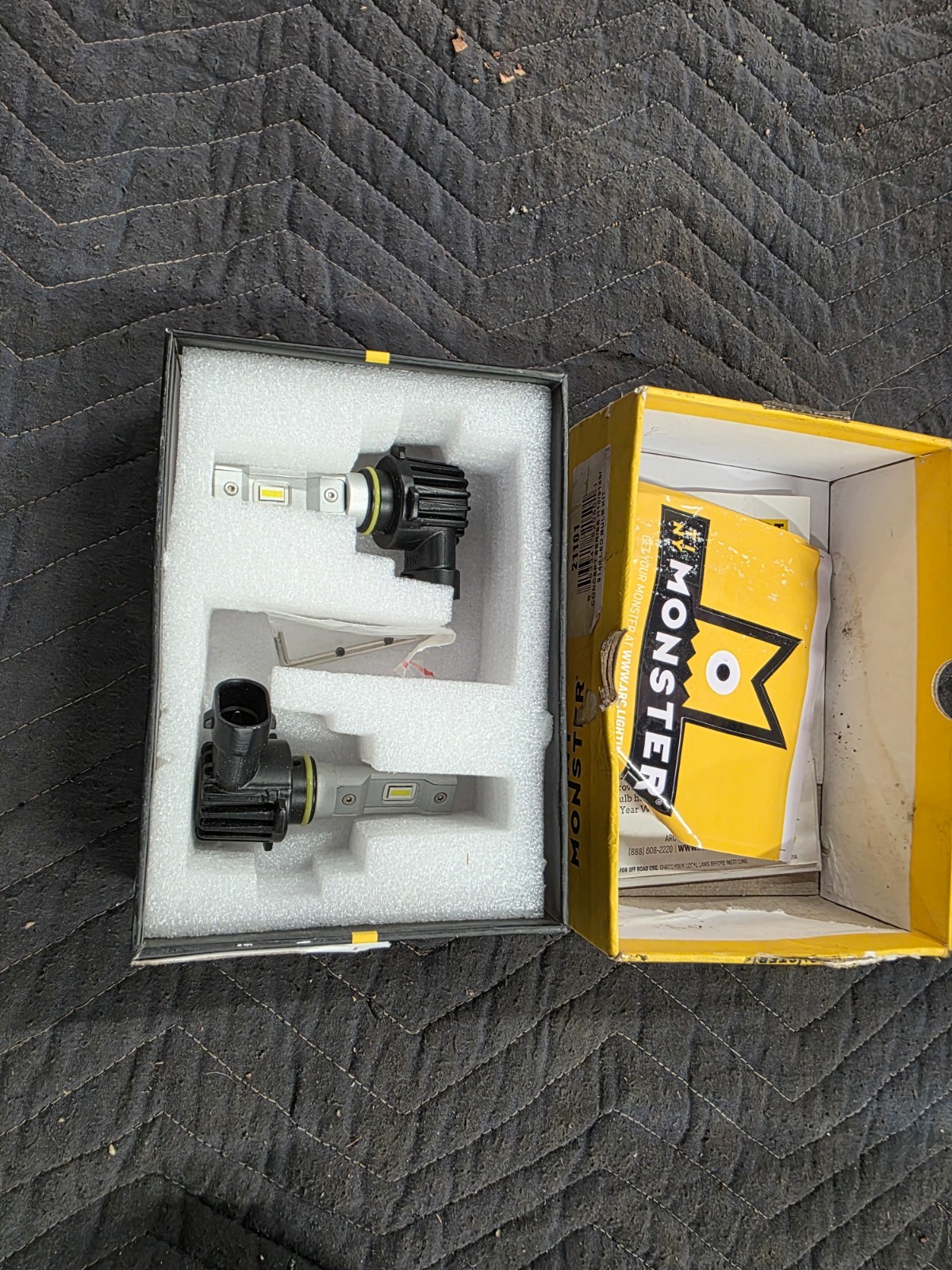ARC Lighting 21101 Tiny Monster Concept Series H10 LED Headlight Bulb Kit PAIR