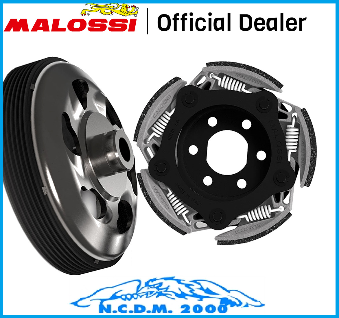 Malossi 5216181 Clutch + Bell Maxi Fly Ø 160 for Suzuki Burgman 400 K7 K9