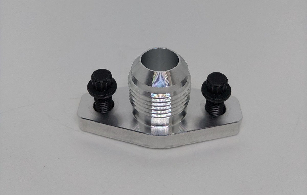 Apex Diesel Billet -12AN Turbo Oil Drain Flange Apex Diesel Billet -12AN Turbo Oil Drain Flange