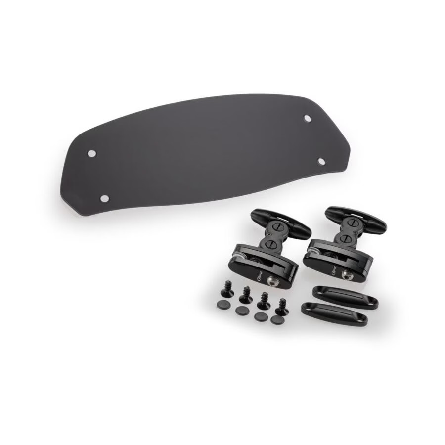Puig Visor Clip On - Dark Smoke, 277mm x 100mm 6320F