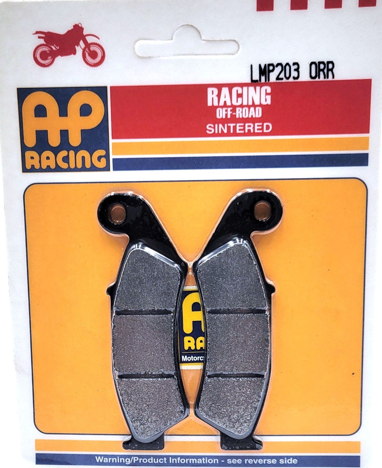 AP Hi Perf Front Brake Pads Honda XR250R \'88-95  XR600R 88-92 Matches EBC FA125R