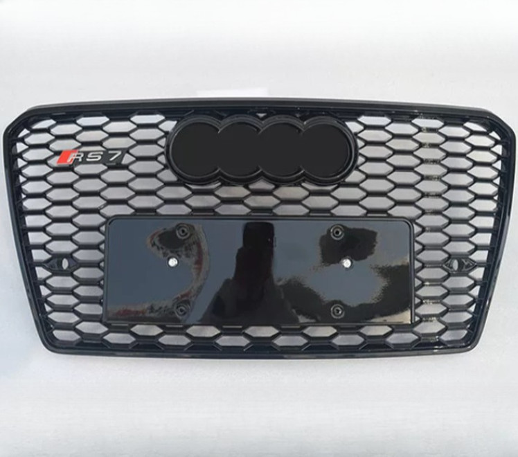 For Audi A7 S7 RS7 Black Front bumper Honeycomb Grille Mesh Grill 2012-2015