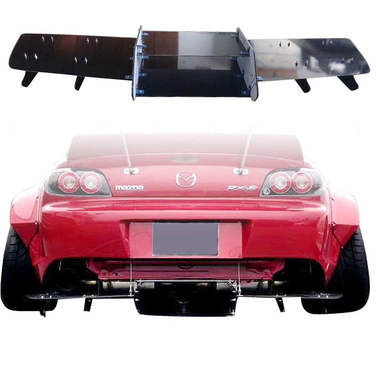 VSaero Plastic TKYO Diffuser (SE3P) for RX-8 Mazda 04-11 vsaero_108953