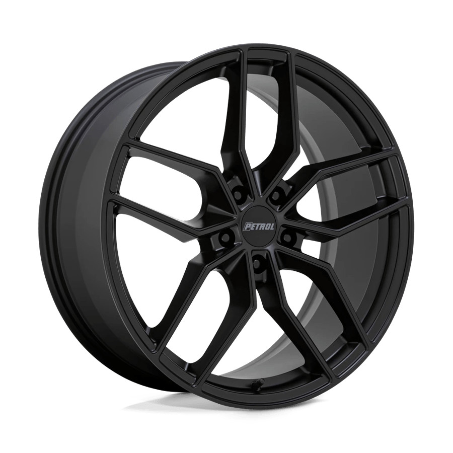 18x8 Petrol Wheels P5C Matte Black Rims 5x114.3 ET+40 (1pc) 18x8 Petrol Wheels P5C Matte Black Rims 5x114.3 ET+40 (1pc)