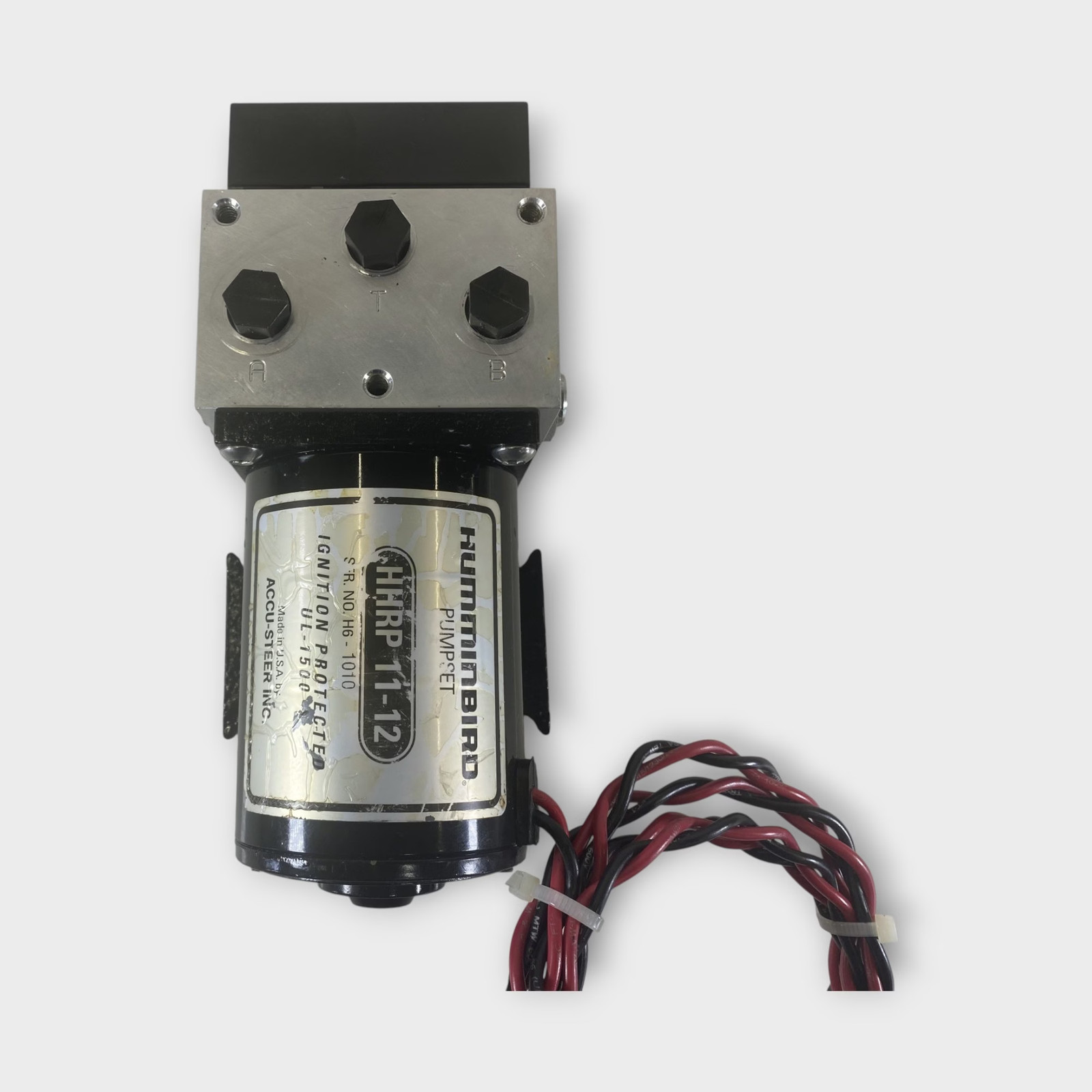 Accu-Steer Hummingbird HHRP 11-12 Hydraulic Autopilot Pump Refurbished Tested