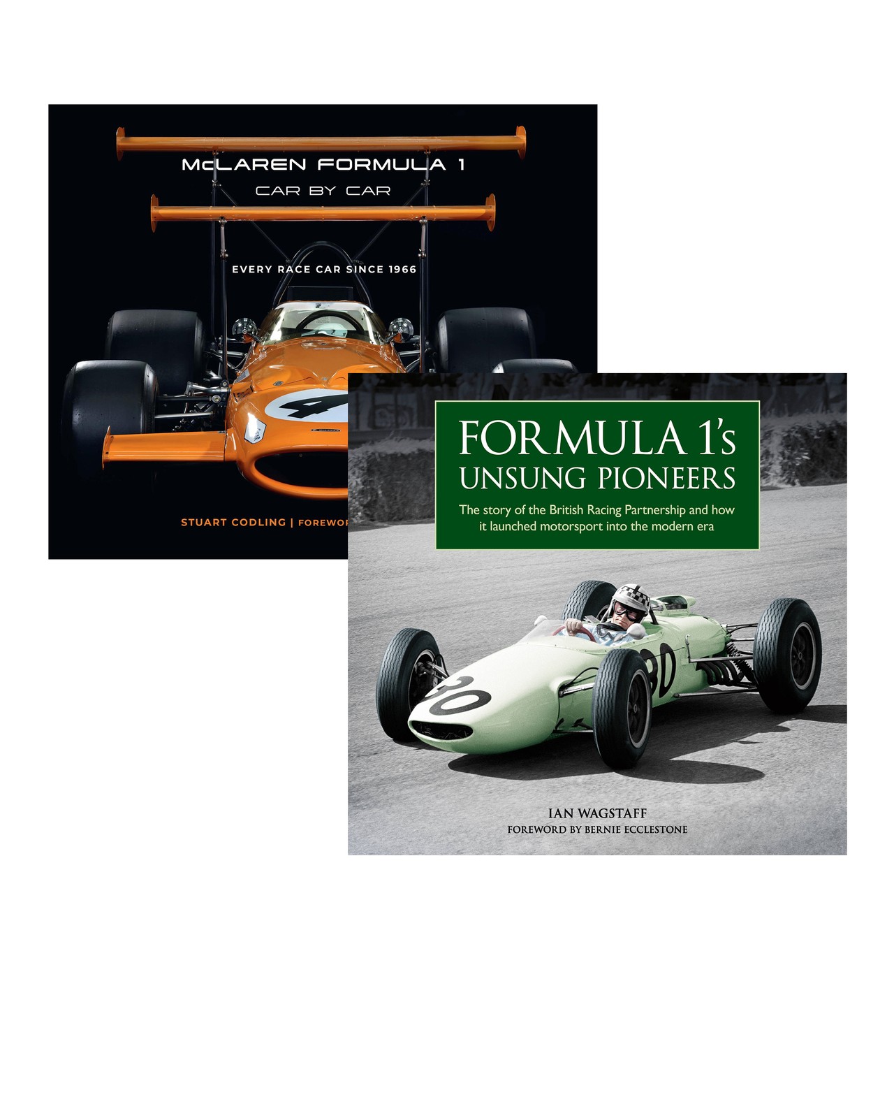 Formula 1: McLaren 1 Car by Car Unsung Pioneers 2 Book Set