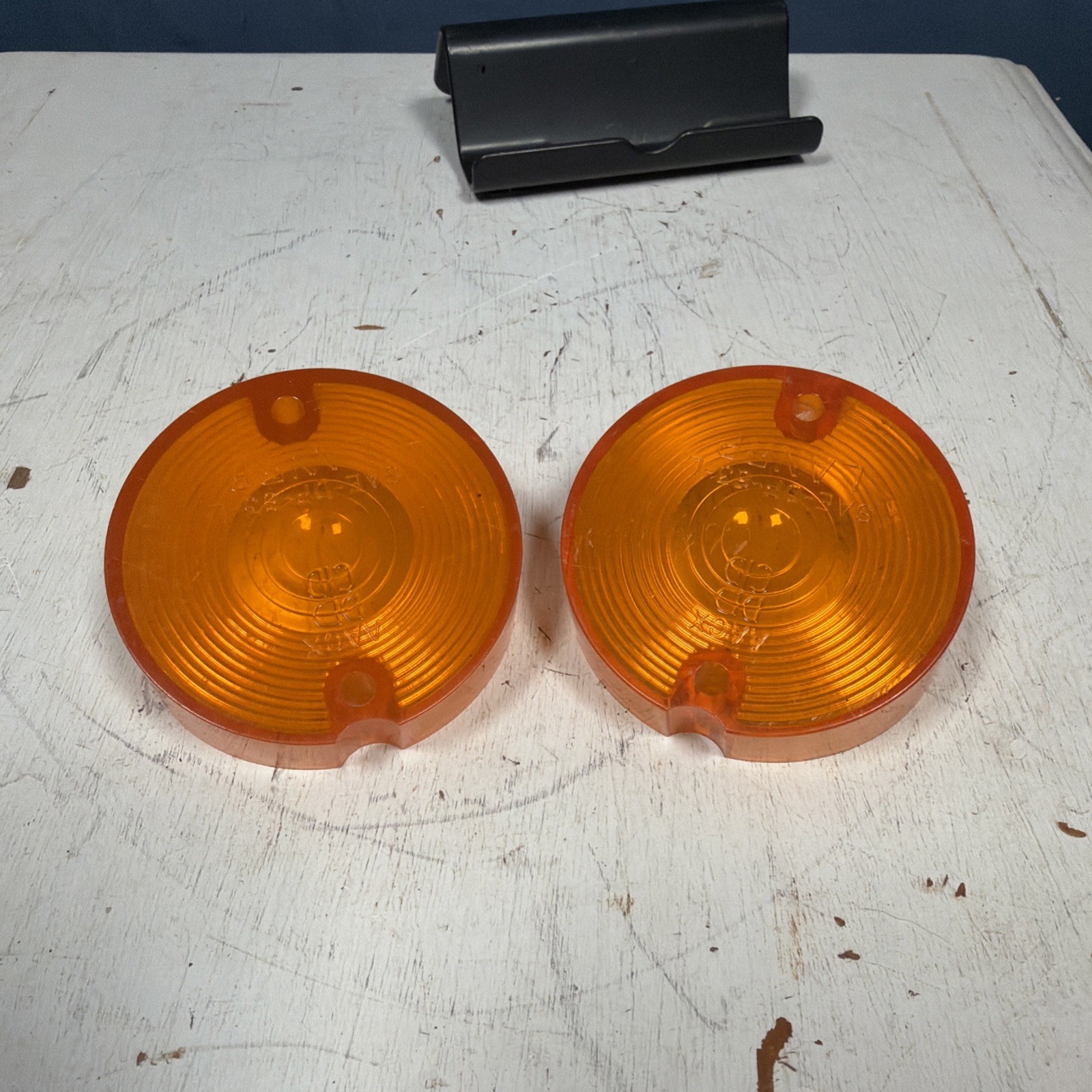 Mopar 1963-64 Front Parking Lens PAIR A-Body Plymouth Valiant Dodge Dart Mopar 1963-64 Front Parking Lens PAIR A-Body Plymouth Valiant Dodge Dart