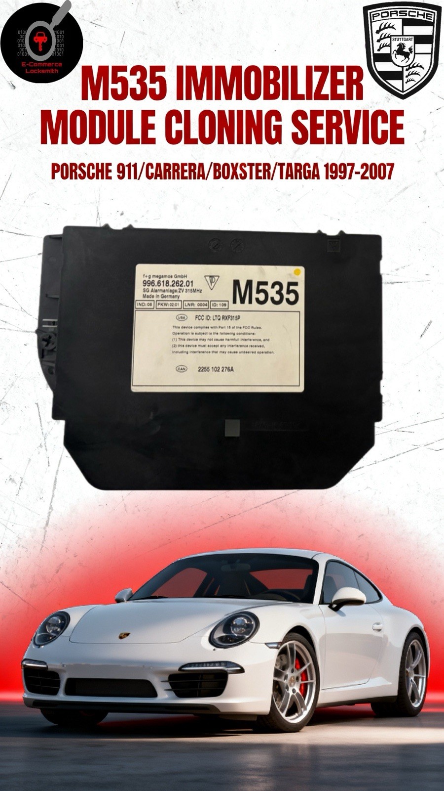 Porsche M535 Immobilizer Module Clone Repair Service 986 996 Boxster 911