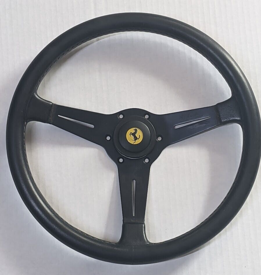 FERRARI 308 PARTS GTS PART black STEERING WITH HORN BUTTON 116603