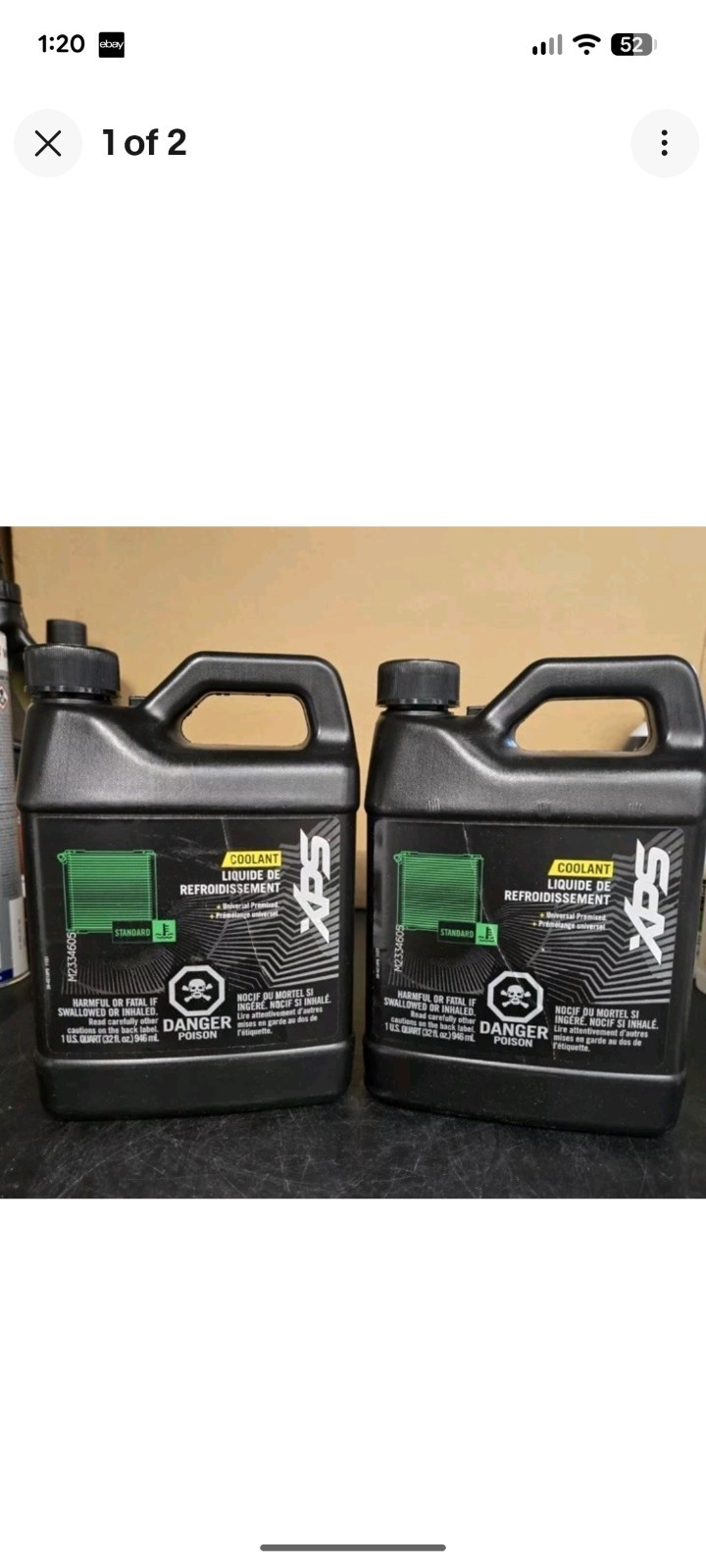 can-mm XPS PRE-MIXED COOLANT 9779149 2 quarts