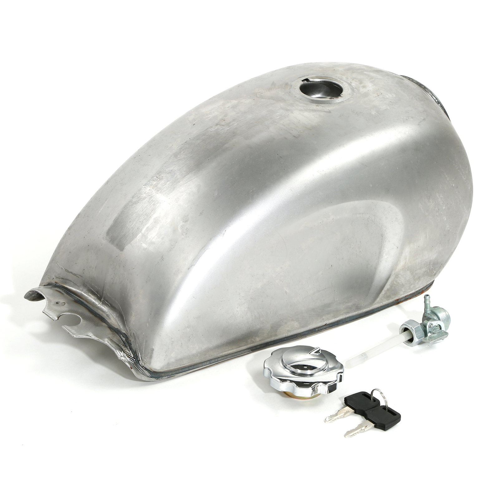 Unpainted 2.4gal. 9L Custom Cafe Racer Fuel Gas Tank Fit For Honda CG125 76-83