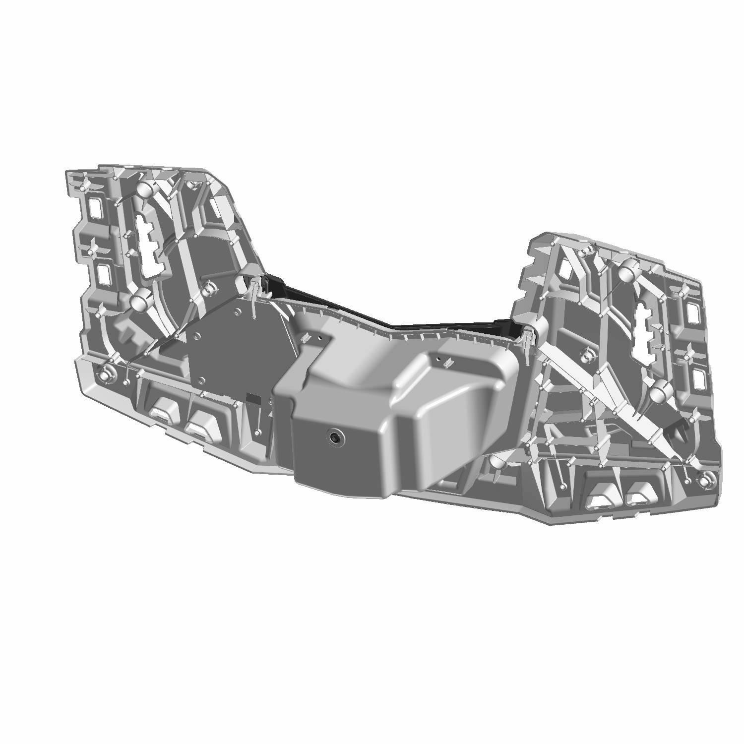 Polaris Rear Rack, Gloss Black, Genuine OEM Part 2636153-070 Polaris Rear Rack, Gloss Black, Genuine OEM Part 2636153-070