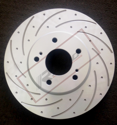 FORD BF FPV F6 UTE TYPHOON FG TERRITORY FPV F6X SLOTTED DISC BRAKE ROTORS UPG