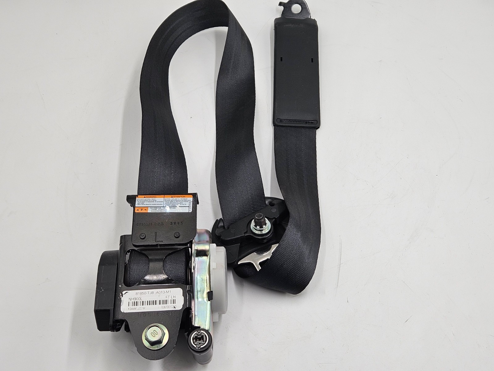 2019-2024 Acura RDX Front Left Driver SeatBelt Retractor Black 81850TJBA013 OEM