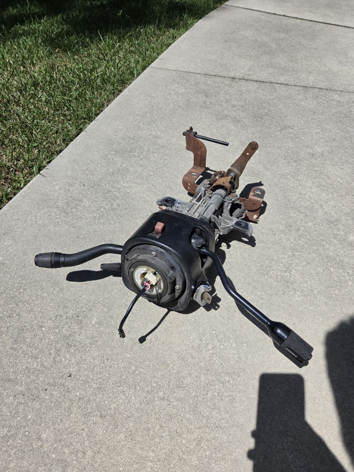 92-96 Ford F150 F250 Steering Column W Key Auto Transmission Tilt w/ Cruise
