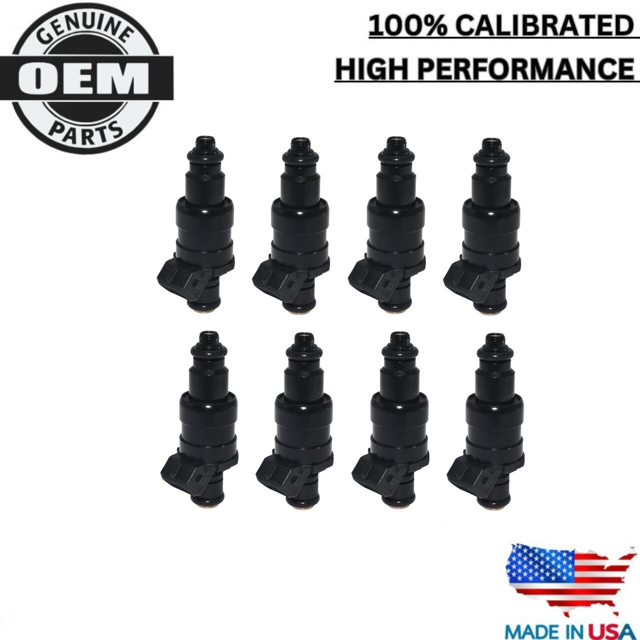 Set of 8 Siemens Fuel Injectors Fits 1992-95 Dodge Dakota B3500 5.2L V8 53030262