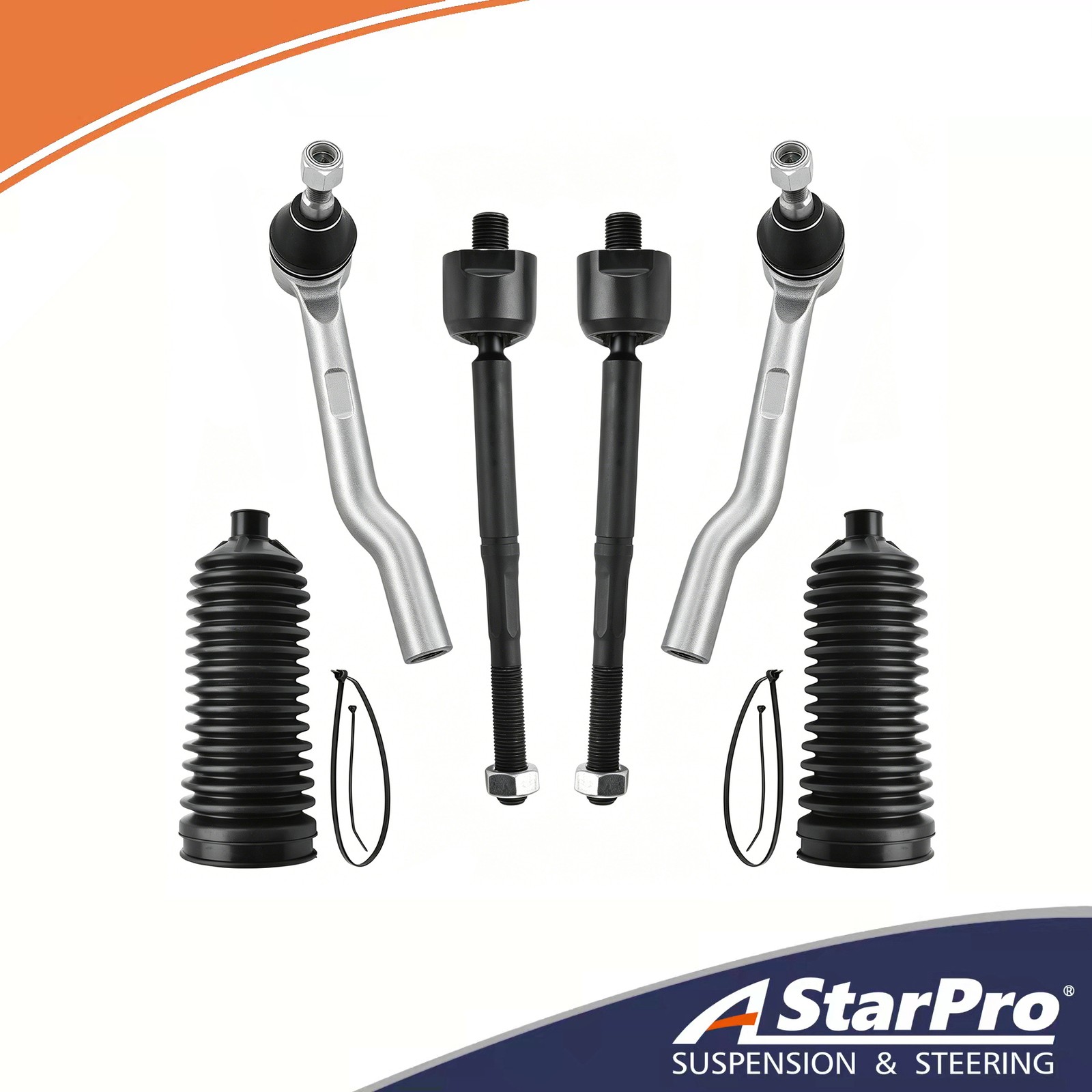 Inner Outer Tie Rods Ends for 2018 2019 2020 2021 2022 2023 2024 Honda Odyssey