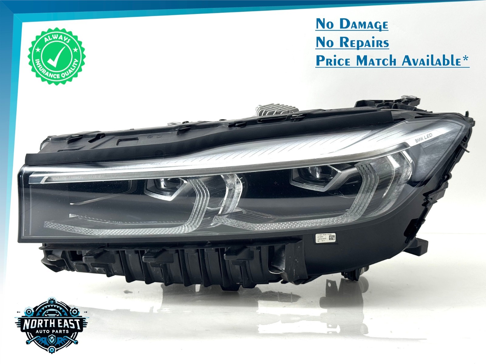 COMPLETE OEM 2020-2022 BMW 740i 750i Left Driver's Side LED Headlight