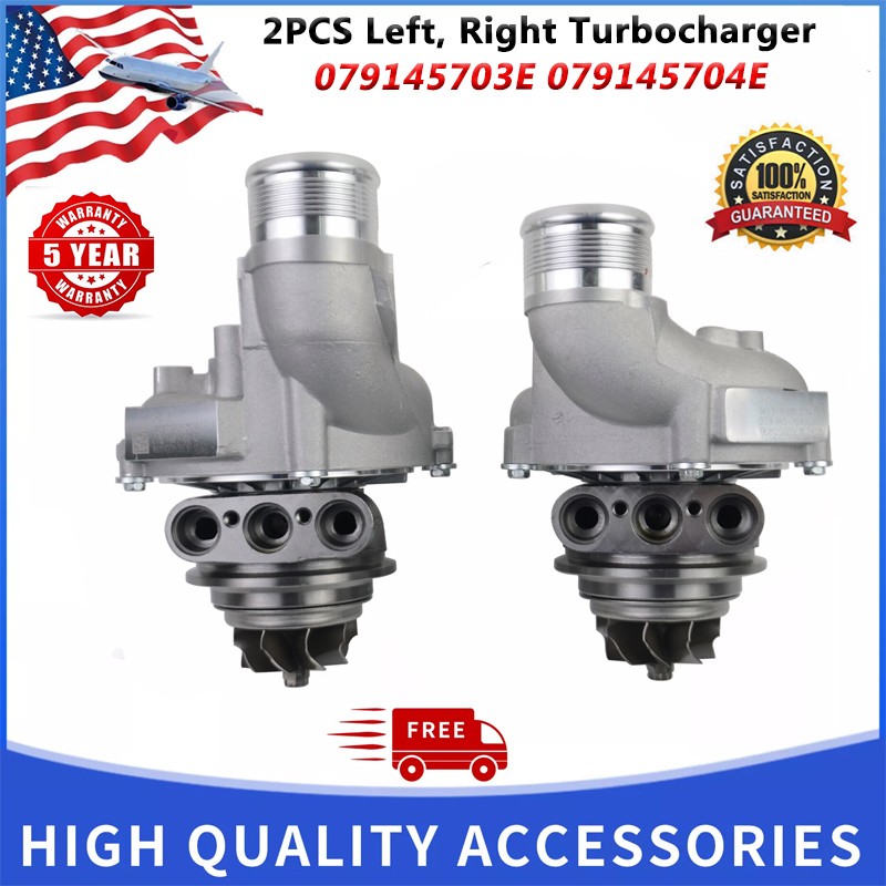 2PCS Upgrade Turbo chargers for Audi A8 S6 S7 S8 2013-18, 079145703E 079145704E