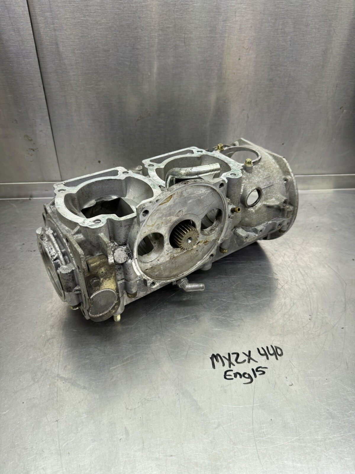 97 98  Ski-doo Mxz 440 X Type 454 Mxzx Race Crank Cases Crankcase Engine