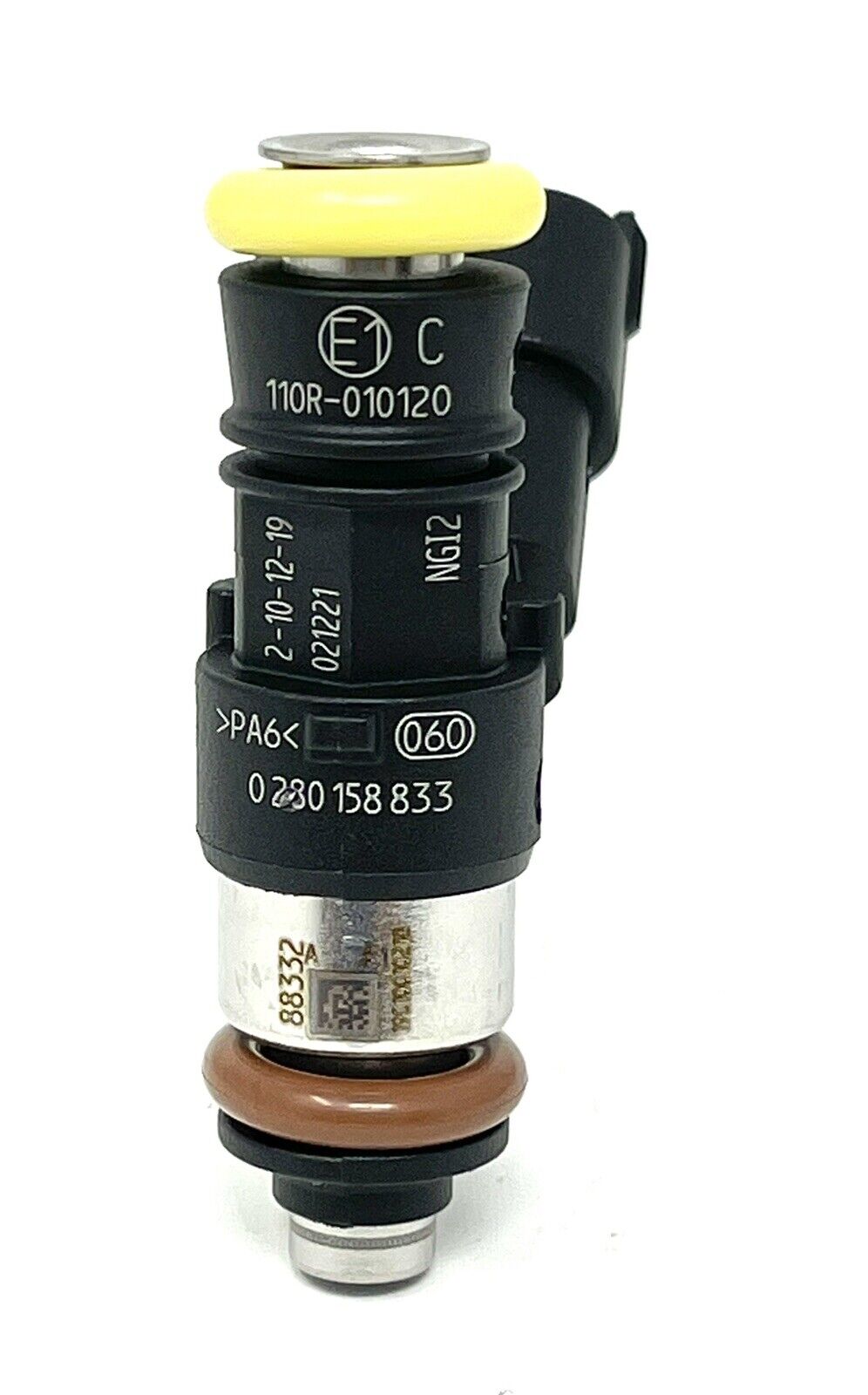 2200cc High Impedance OEM Bosch 0280158833 Fuel Injectors 210LB Qty [1] EV6 Plug