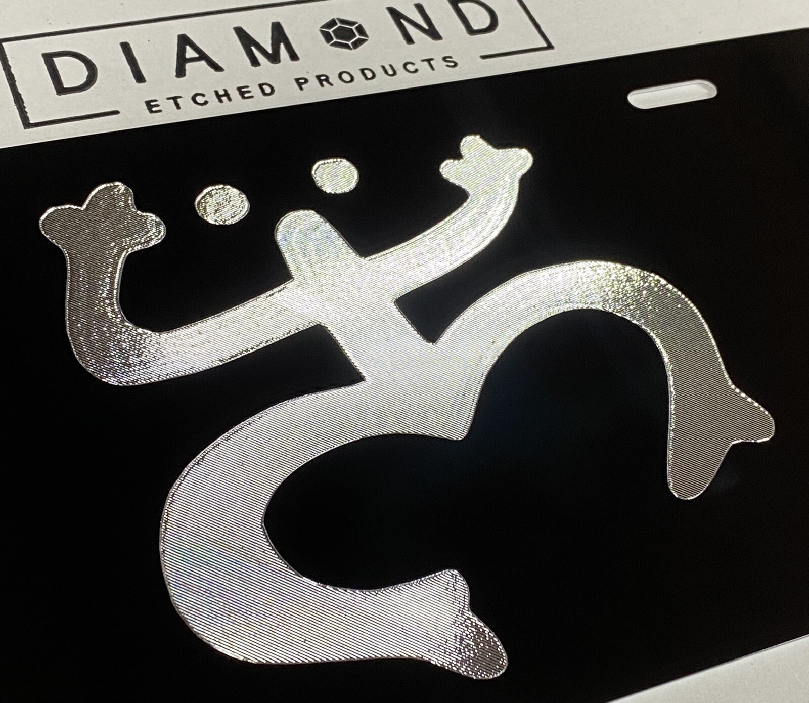True Engraved Coqui Puerto Rico Frog Car Tag Diamond Etched Front License Plate