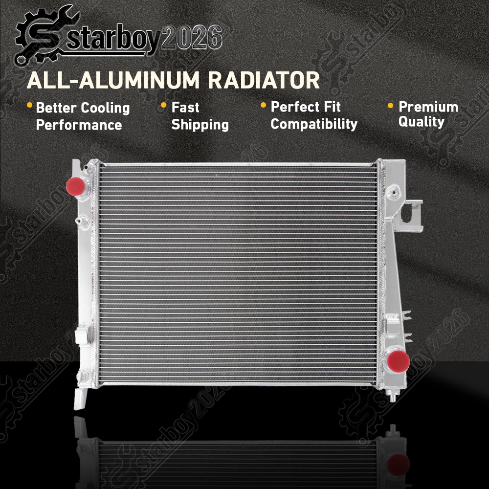 4Rows Aluminum Radiator Fit 2002-2004 Dodge Ram 1500 3.7 4.7L Ram 2500 3500 5.7L