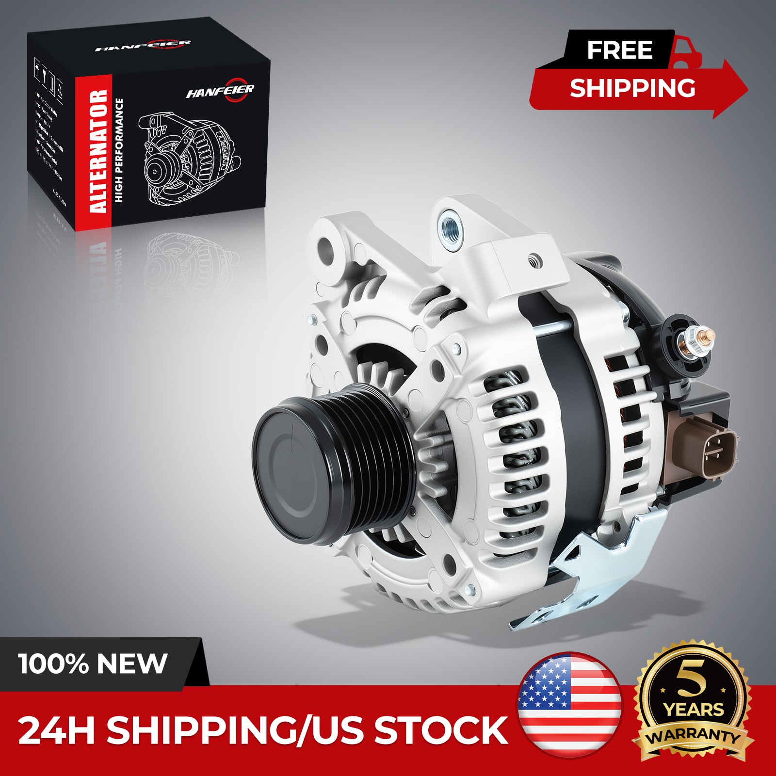 11034 Alternator For 2004 2005 2006 Toyota Camry 2.4L 2004-2007 Highlander 100A