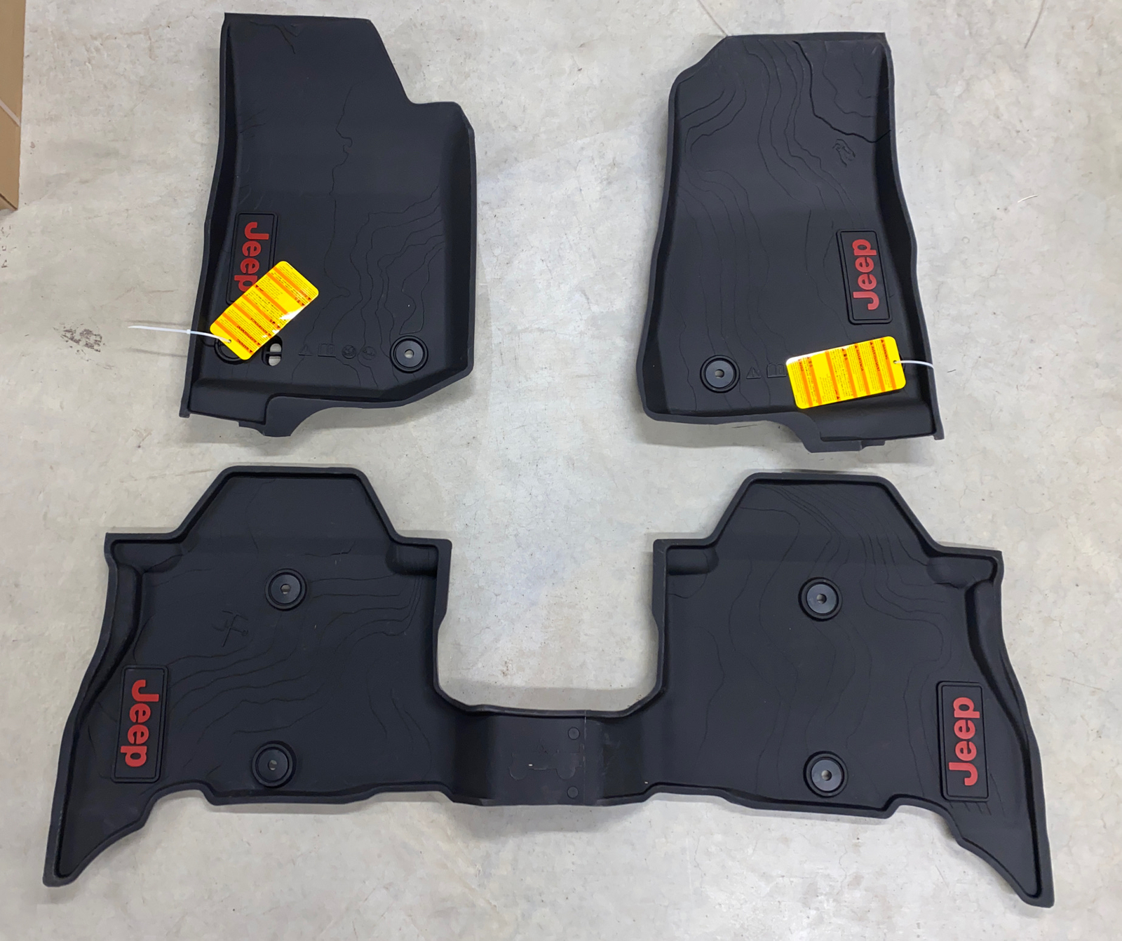 2020-2026 Jeep Wrangler 4XE Hybrid Mopar All Weather Mats 82216624AA